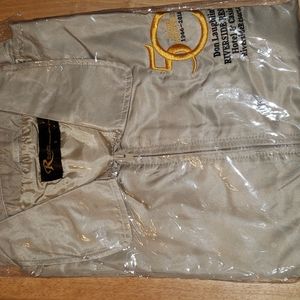 Don Laughlins Riverside Resort Hotel & Casino Taupe Windbreaker Zippered Jacket